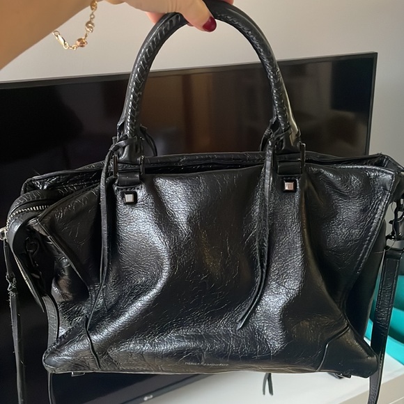 Rebecca Minkoff Black Leather Bag - Picture 4 of 10
